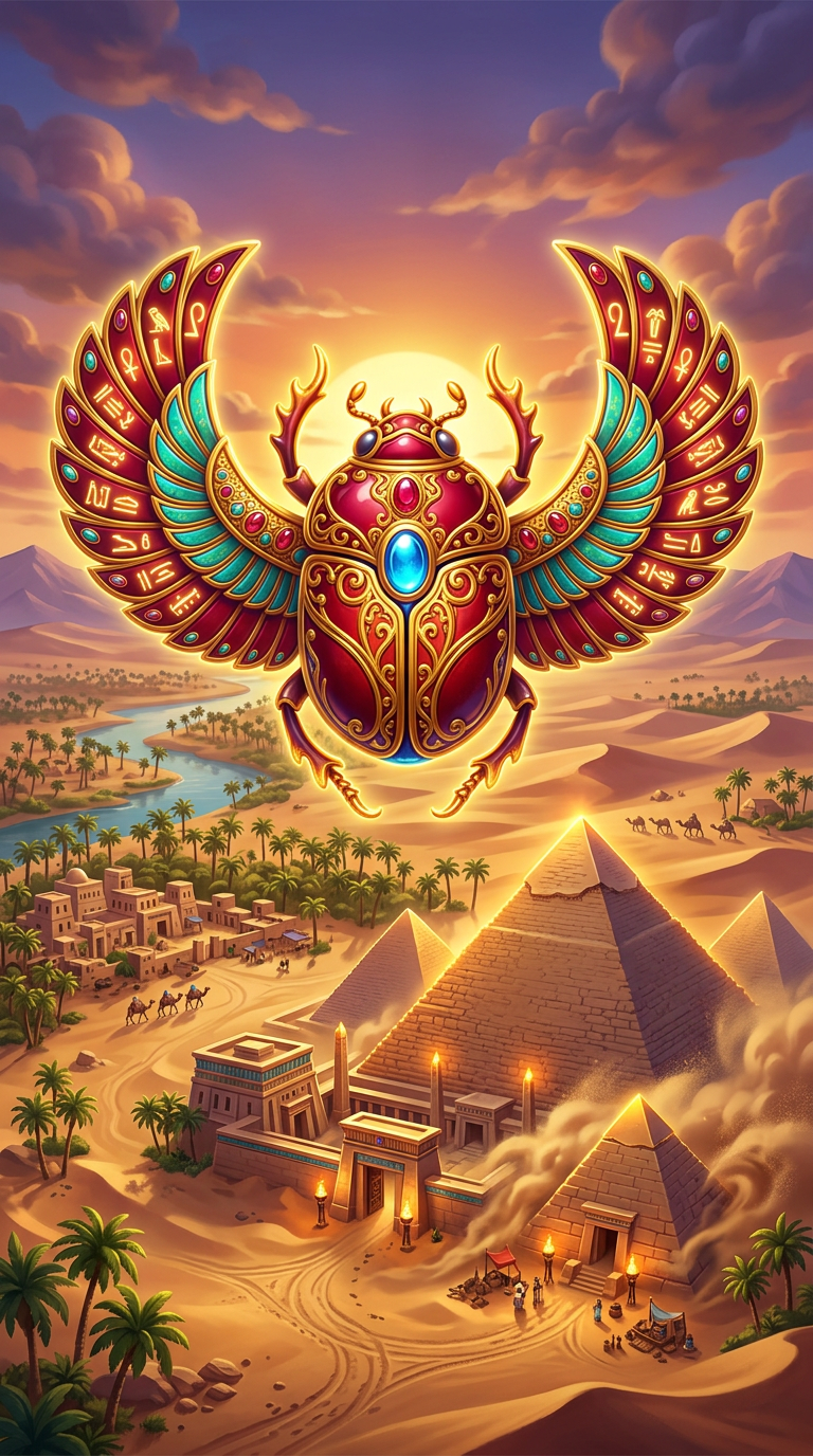 Azure Sea Beetle slot machine cover art